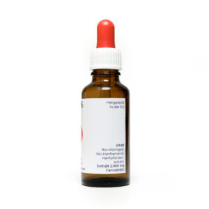 Produktfoto einer 30 ml Flaschen Equibidol Seitenansicht rechts